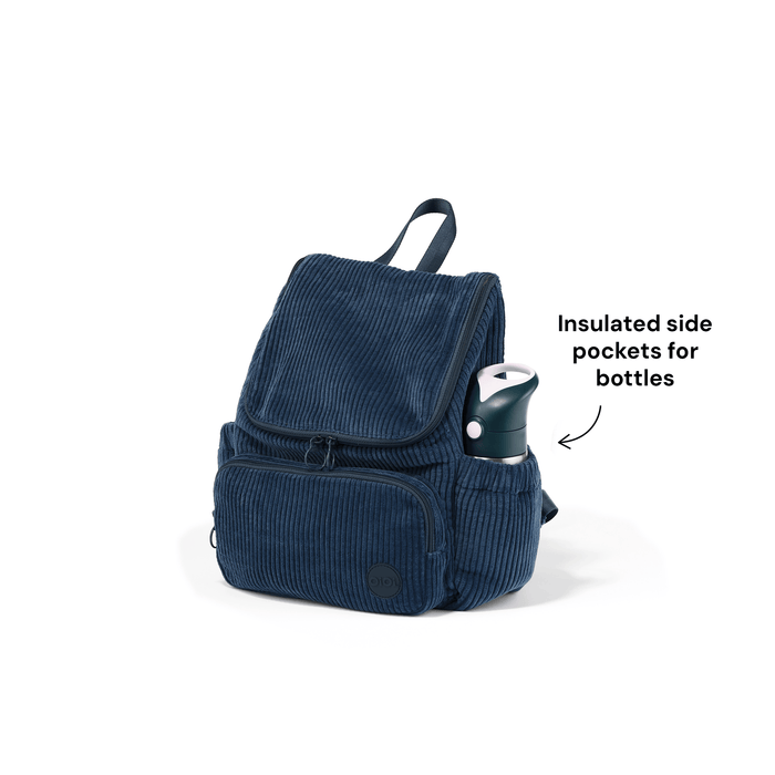 Signature Kids Backpack - Ocean Blue Corduroy