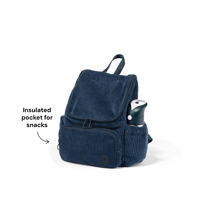 Signature Kids Backpack - Ocean Blue Corduroy