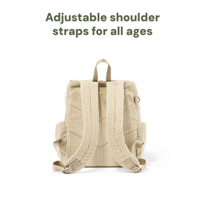 Signature Kids Backpack - Cream Corduroy