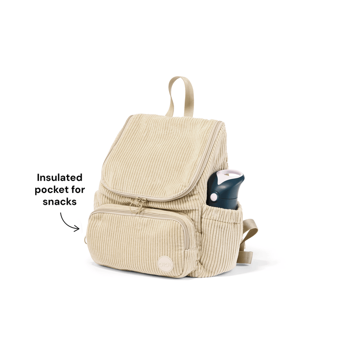 Signature Kids Backpack - Cream Corduroy