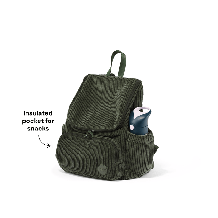 Signature Kids Backpack - Moss Green Corduroy
