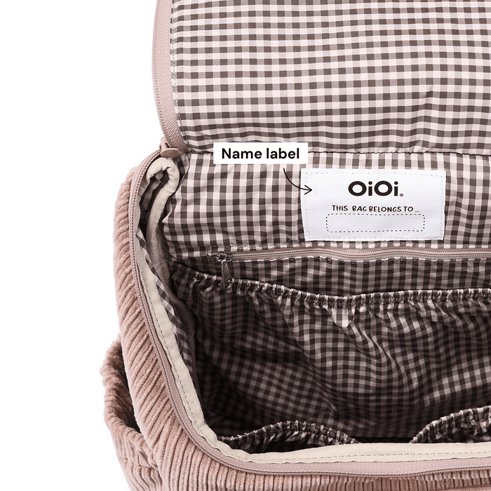 Signature Kids Backpack - Rose Pink Corduroy
