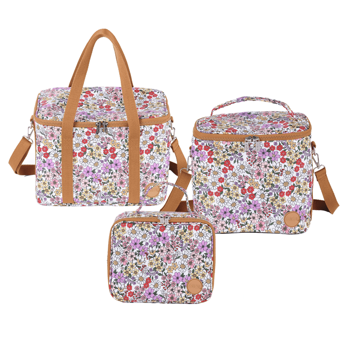 Insulated Lunch Bag Bundle - Daisy