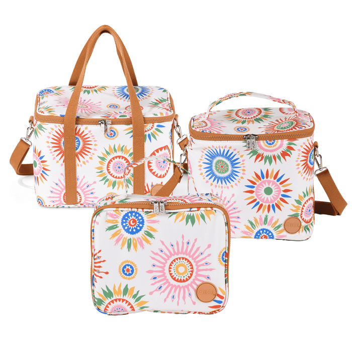 Insulated Lunch Bag Bundle - Sunburst