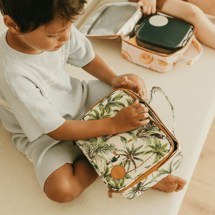 Insulated Lunch Bag Trio - Tropical