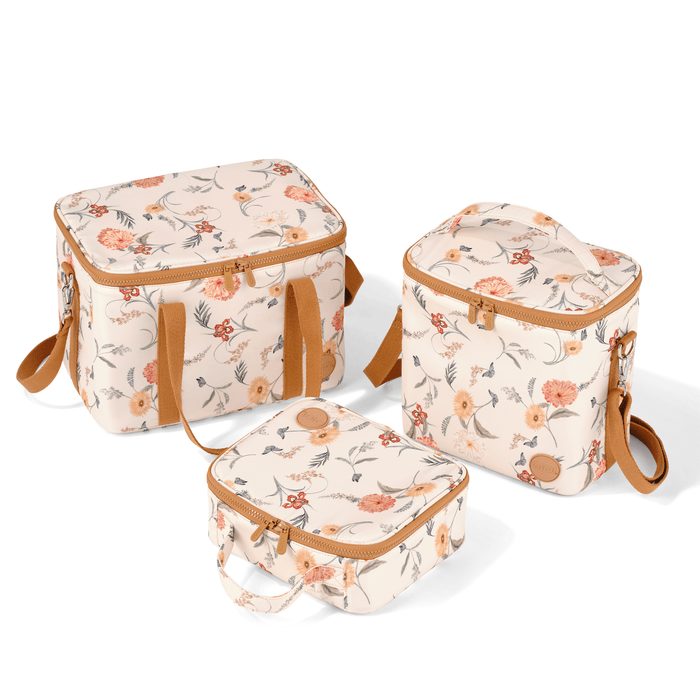 Insulated Lunch Bag Trio - Wildflower