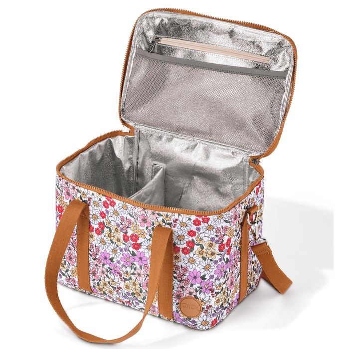 Maxi Insulated Picnic Bag/Pumping Bag - Daisy