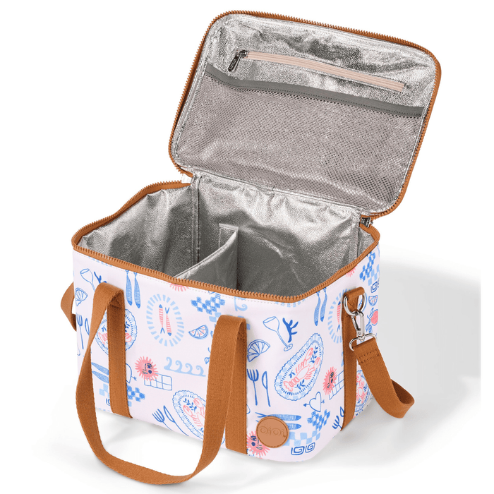 Maxi Insulated Picnic Bag/Pumping Bag - Mediterranean