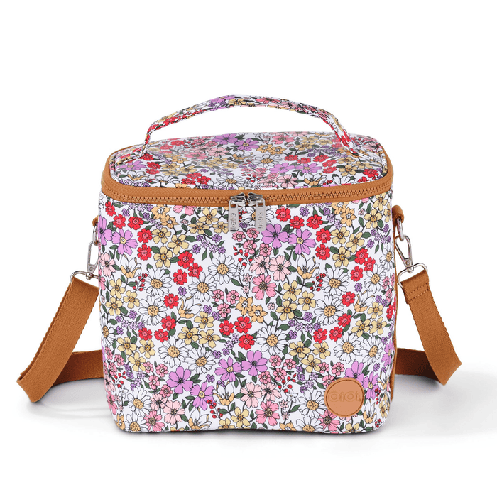 Midi Insulated Lunch Bag/Pumping Bag - Daisy