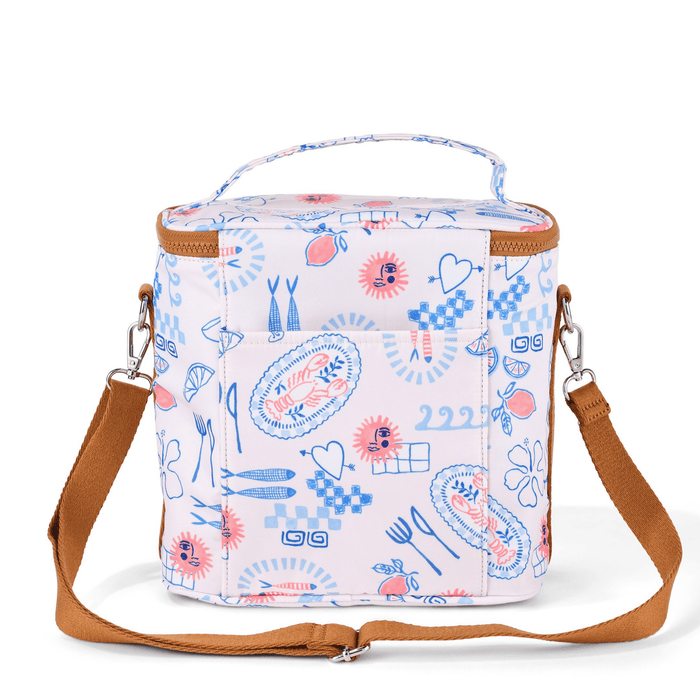 Midi Insulated Lunch Bag/Pumping Bag - Mediterranean