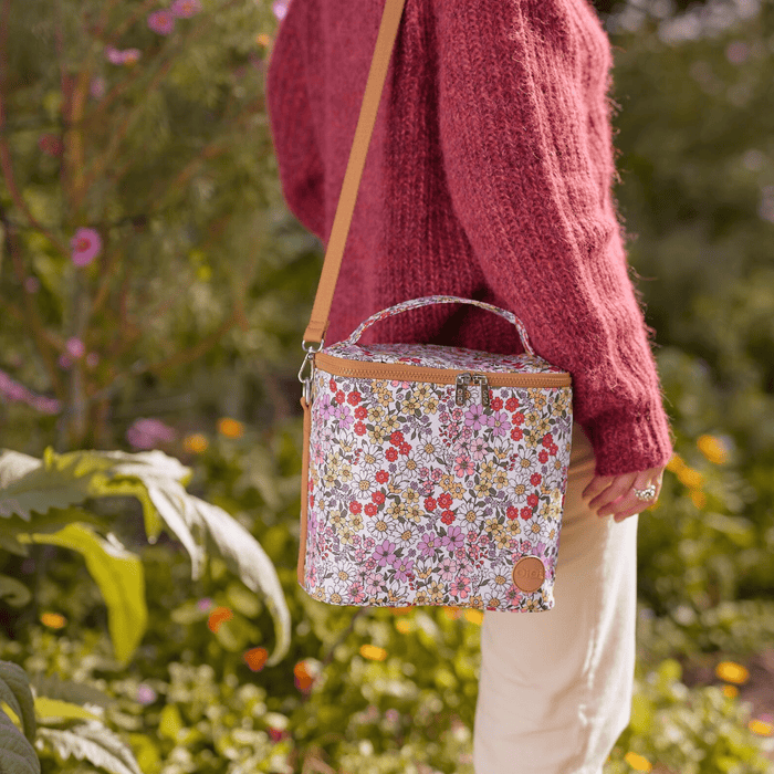 Midi Insulated Lunch Bag/Pumping Bag - Daisy