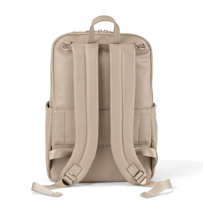 Multitasker Nappy Backpack - Oat Vegan Leather