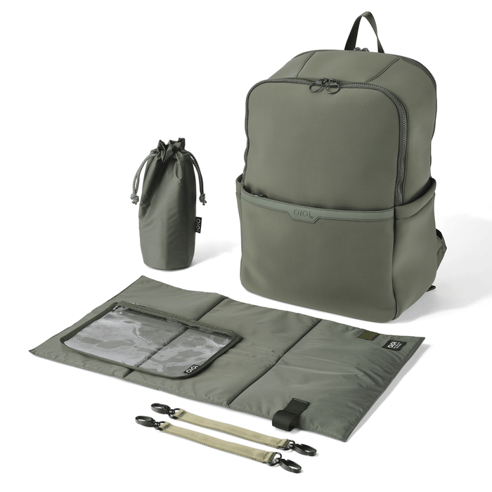 Multitasker Nappy Backpack - Sage Neoprene