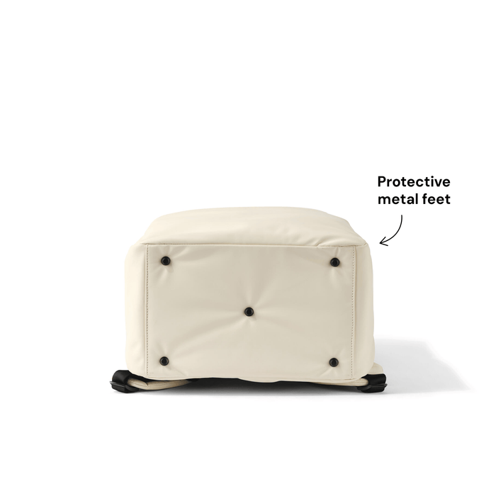 Multitasker Nappy Backpack - White Weatherproof (PRE-ORDER FOR FEBRUARY DELIVERY)