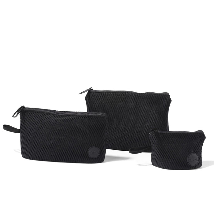 Packing Pouch Trio - Black Airmesh