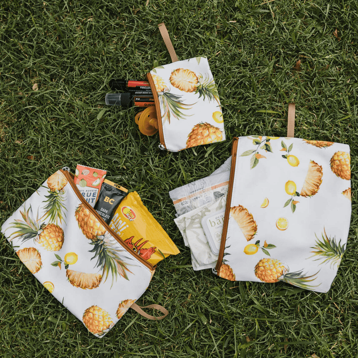 Packing Pouch Trio - Pineapple