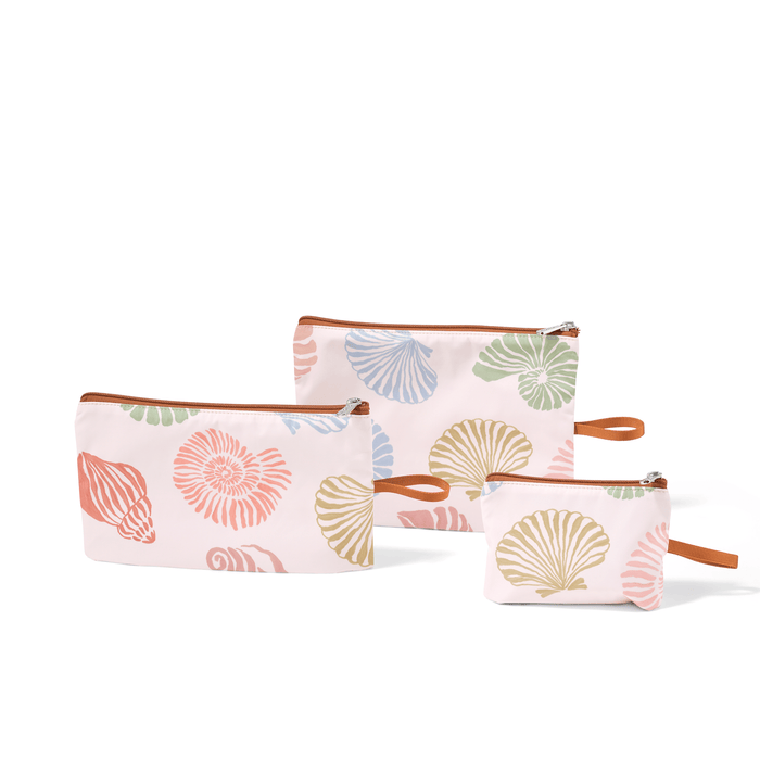 Packing Pouch Trio - Seashells (PRE-ORDER FOR FEBRUARY DELIVERY)