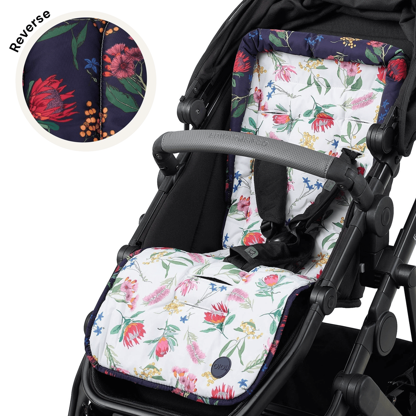 Botanical Floral Girls Pram Liner — OiOi