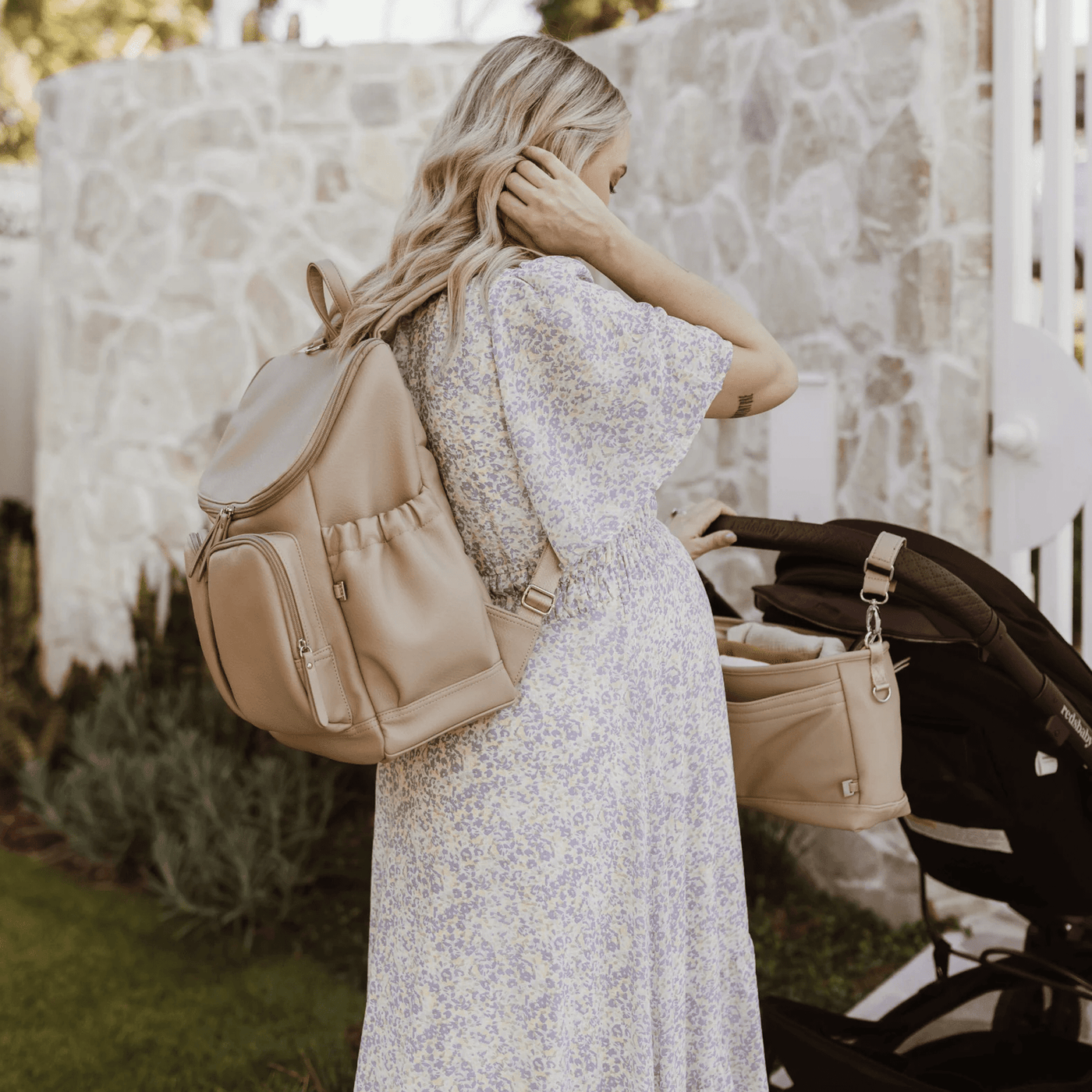 Signature Nappy Backpack - Terracotta Genuine Leather main image 1