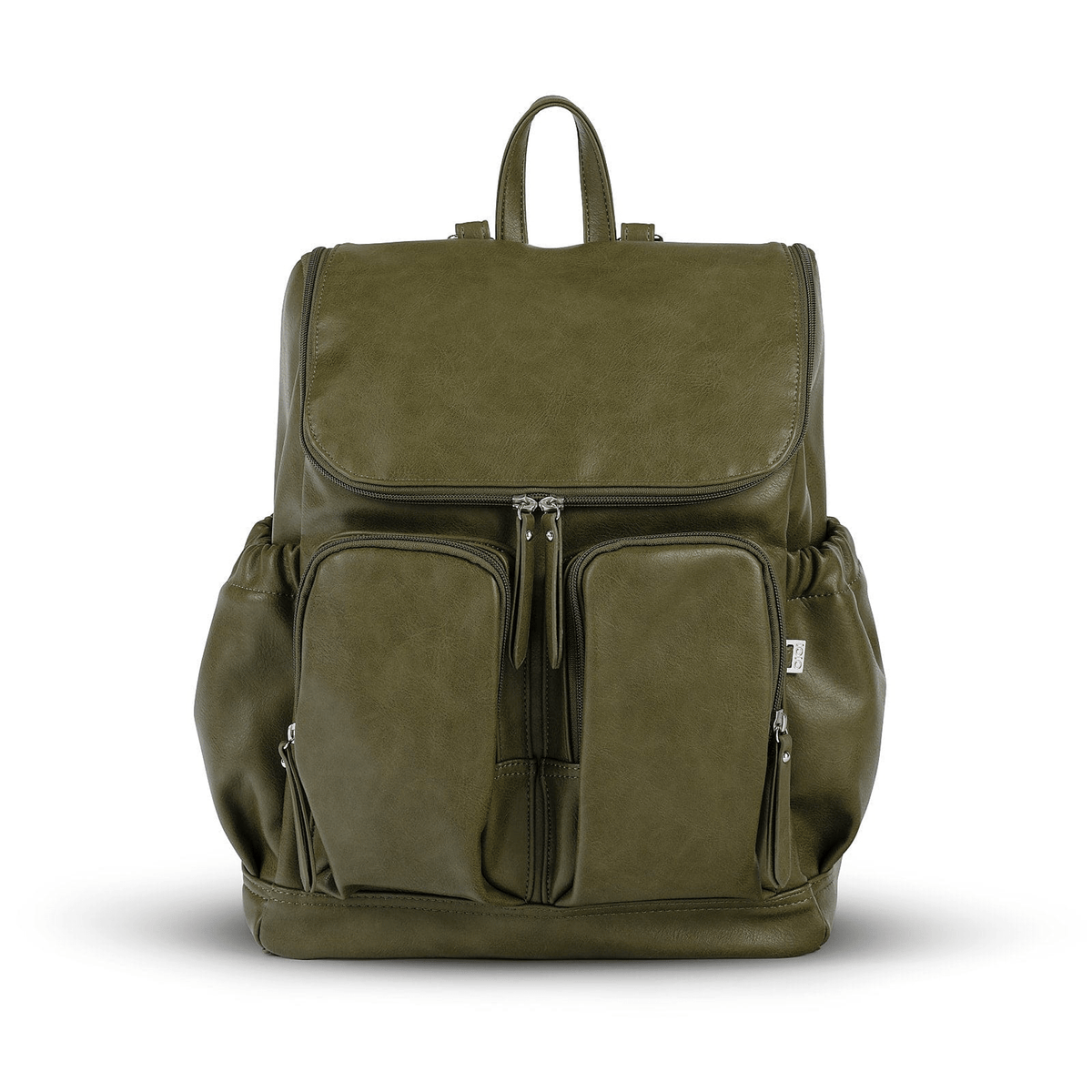 Signature Nappy Backpack - Terracotta Genuine Leather