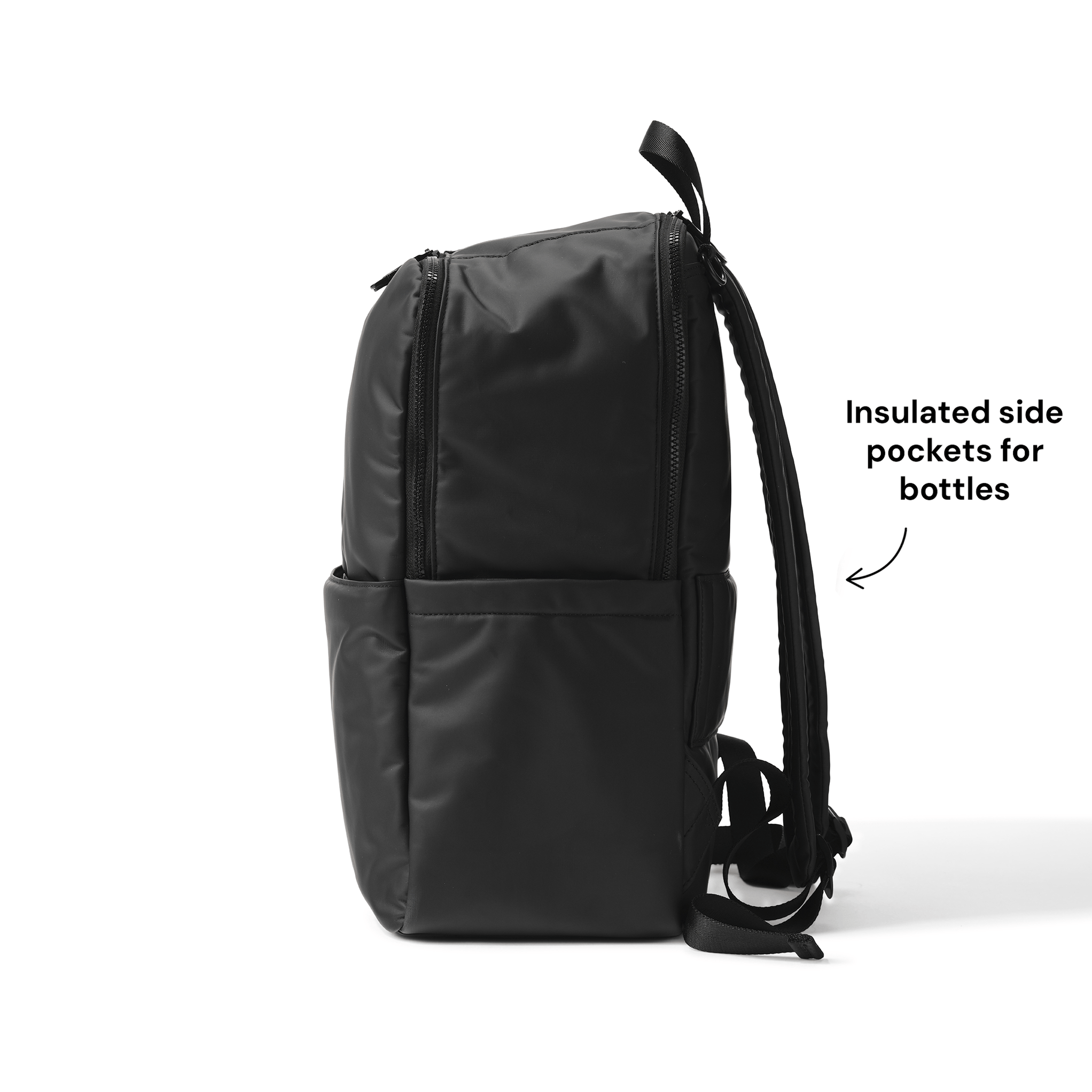 Multitasker Nappy Backpack - Black Weatherproof — OiOi