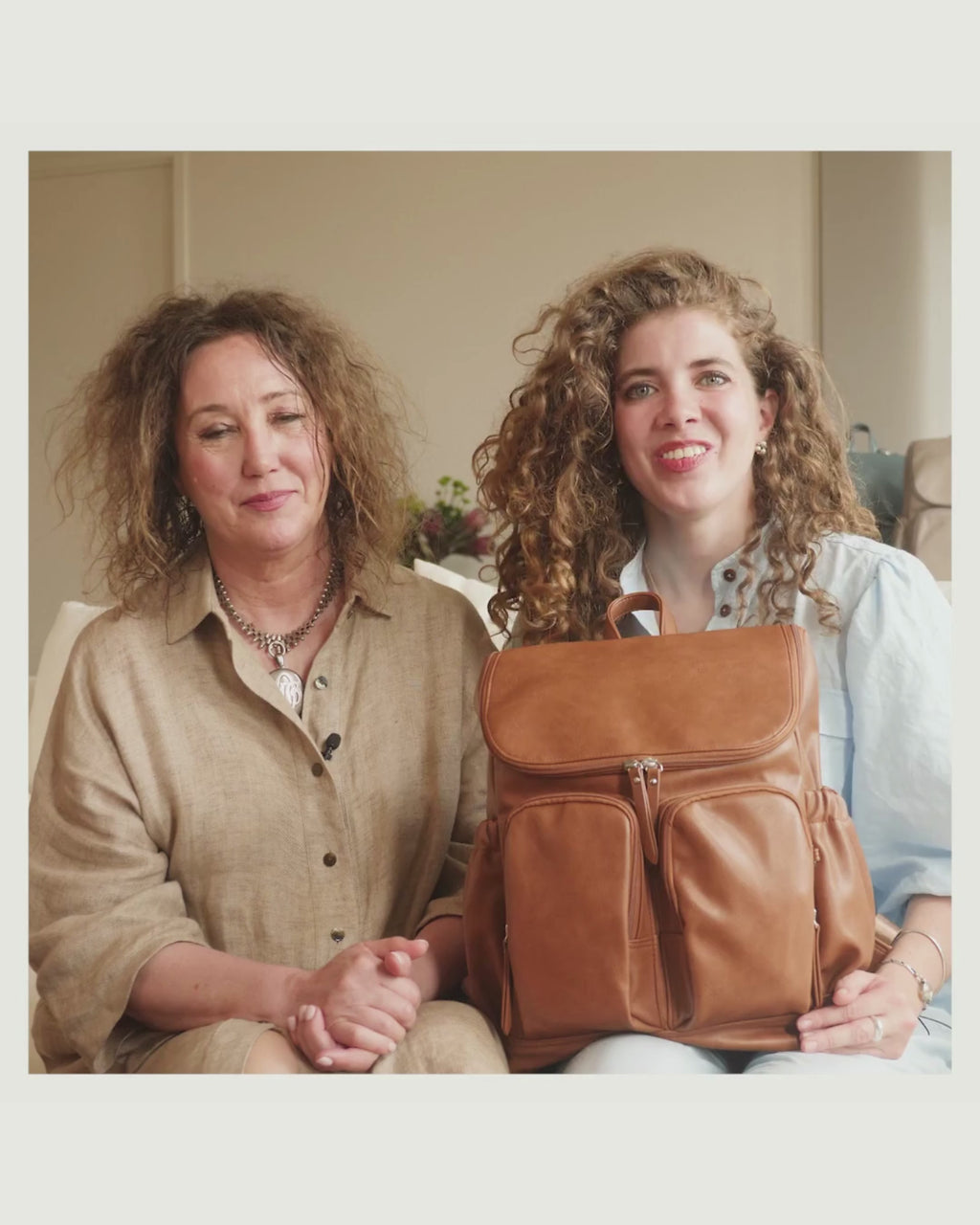 lisa and isabella from oioi share our best baby bag australia award